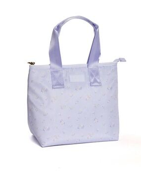 LoveShackFancy Pastel Blue Floral Lunch Tote
